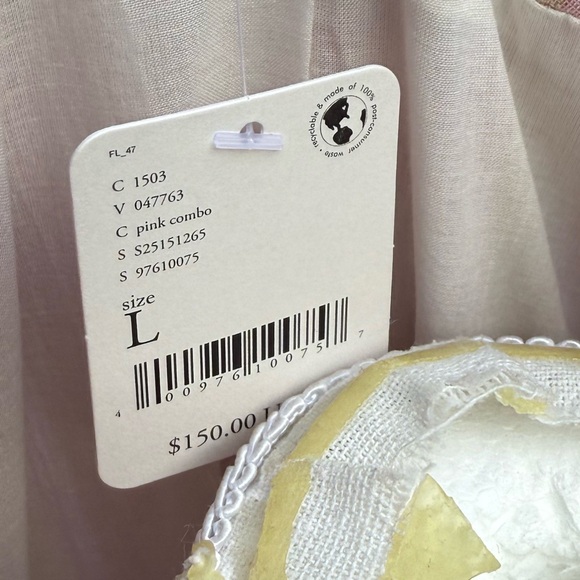 NWT See U Soon Stripe Linen Blend Blazer Size Large - Picture 5 of 13